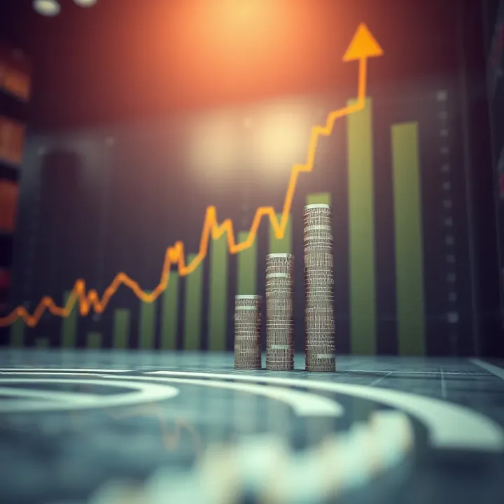 Investment Growth Strategies at Audacity Capital Abstract financial graph showing upward trends and investment growth