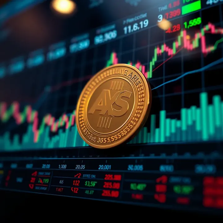 AXS Coin Price Trends and Market Analysis Graph displaying AXS coin price fluctuations alongside market trend indicators