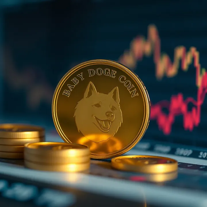 Graph illustrating Baby Doge Coin price fluctuations over time