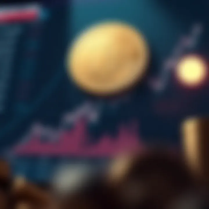 Graph showing trends and price fluctuations of Bake Coin over a period