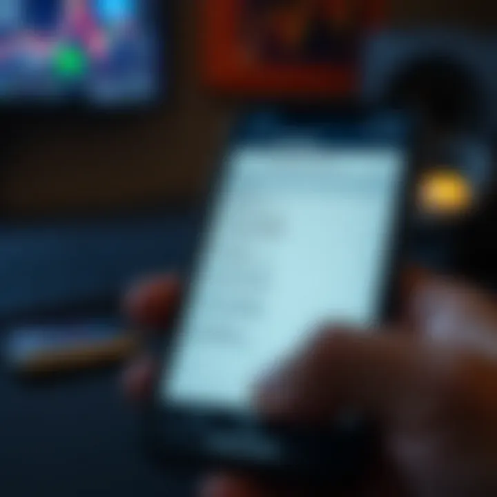 Essential Features and Support in Trading Apps for Pakistan Mobile device showing key features of a trading app, including security settings and customer support options