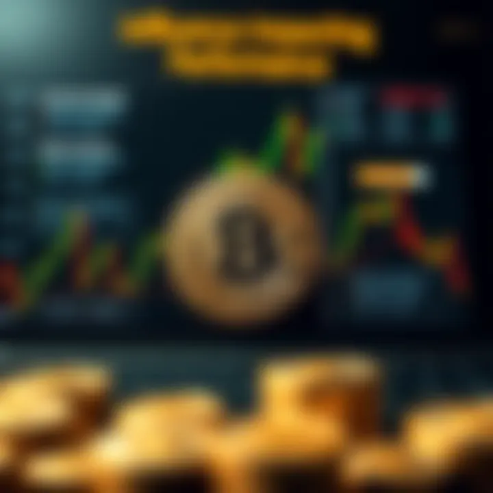 Visual representation of factors influencing Bitcoin price including news events and economic signals