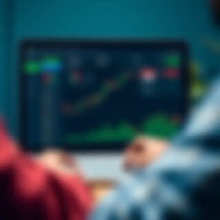 Modern broker website interface showcasing intuitive navigation and client dashboard