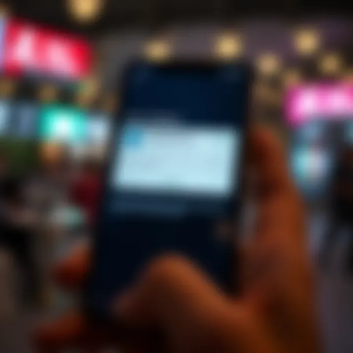 Safe Installation Process from Trusted App Sources Secure mobile phone installation screen with trusted app store download confirmation