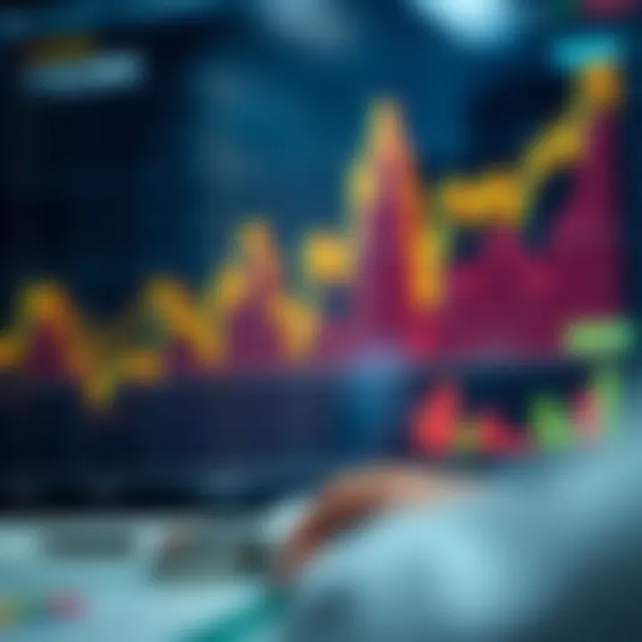 Graph showing currency exchange rates and economic indicators affecting investment decisions in Pakistan
