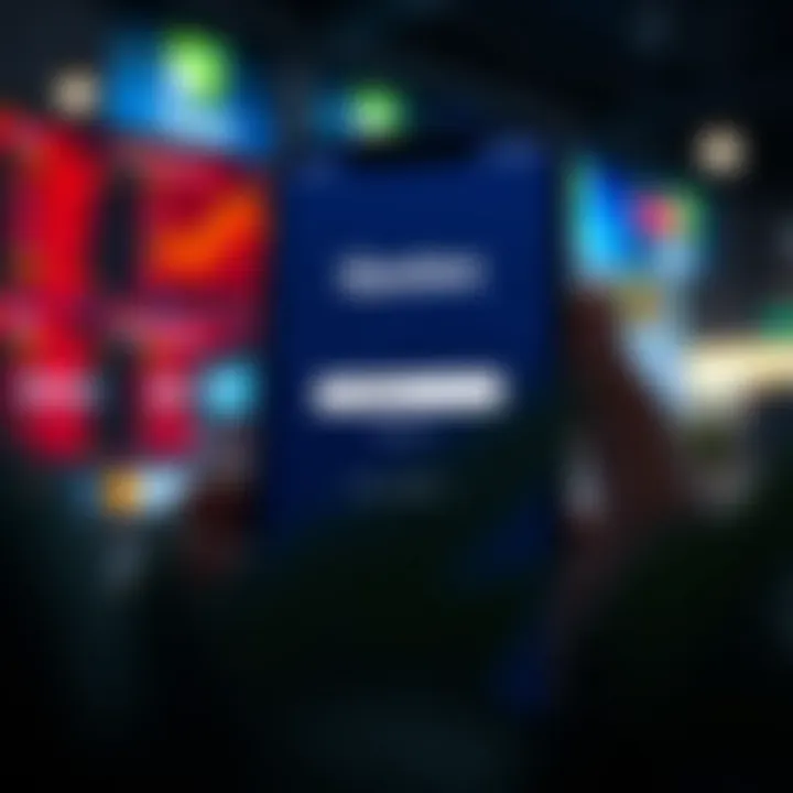 User interface showing login screen of Quotex app with secure password entry