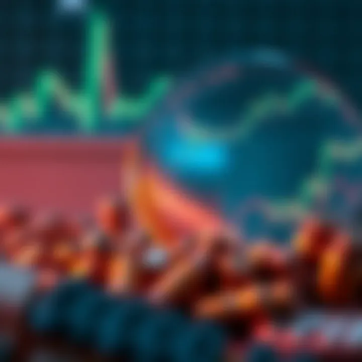 Crypto Market Dynamics Affecting Apecoin Price Illustration of crypto market dynamics highlighting technology impact and investor sentiment for Apecoin