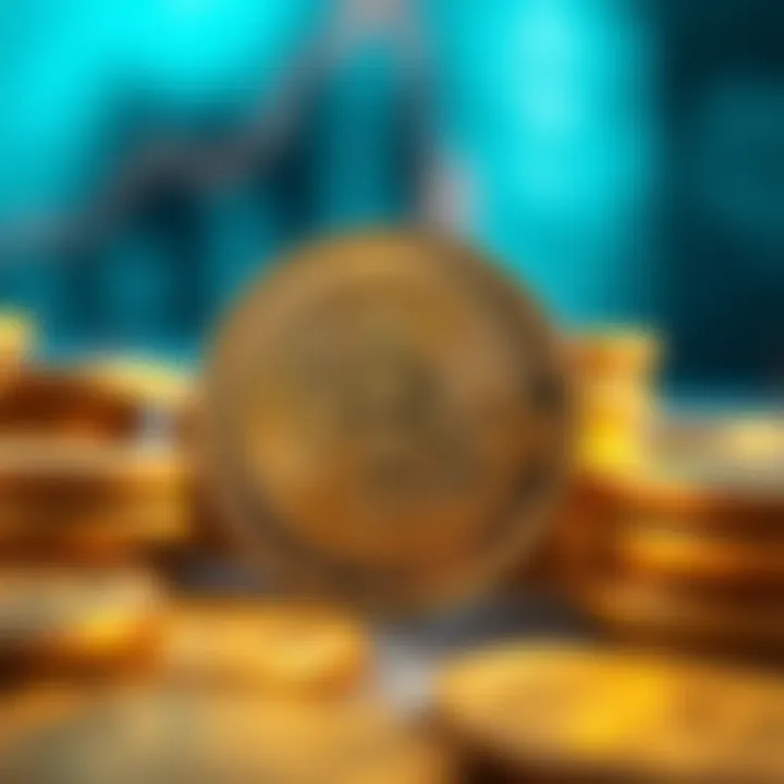Visual representation of economic factors influencing cryptocurrency values