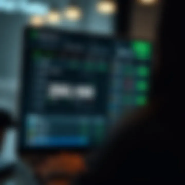 Virtual funds balance on Expert Option demo account with trading options visible