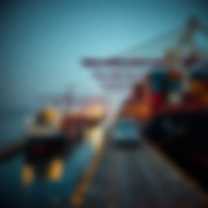 Pakistani port illustrating trade facilitation and policy impact on international commerce