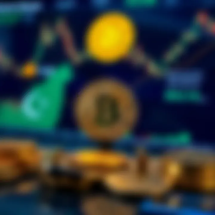 Conceptual chart illustrating factors affecting Bitcoin Cash value including market demand and investor sentiment