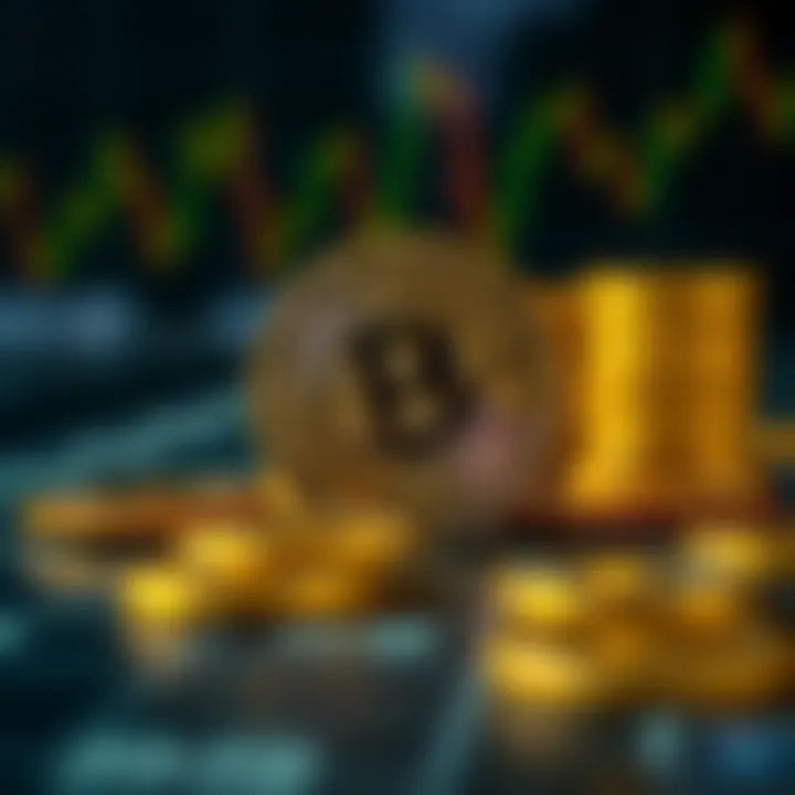 Visual representation of factors influencing Bitcoin price including market demand and regulatory environment