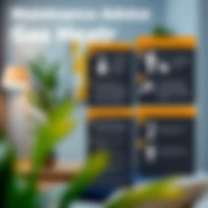 Infographic showing essential maintenance tips and safety practices for gas heaters in residential settings