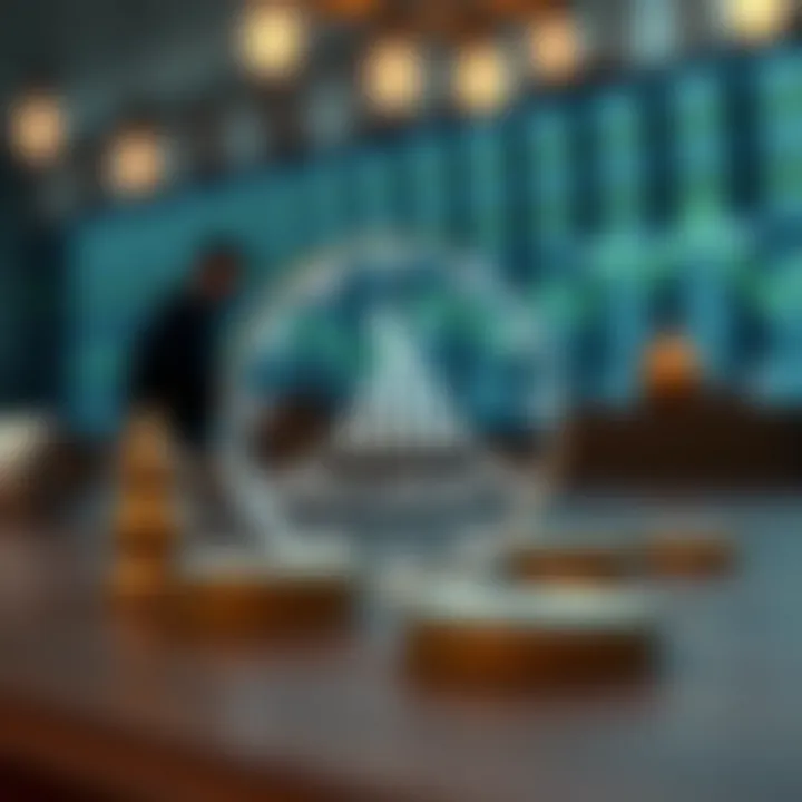Islamic finance symbols highlighting halal trading principles