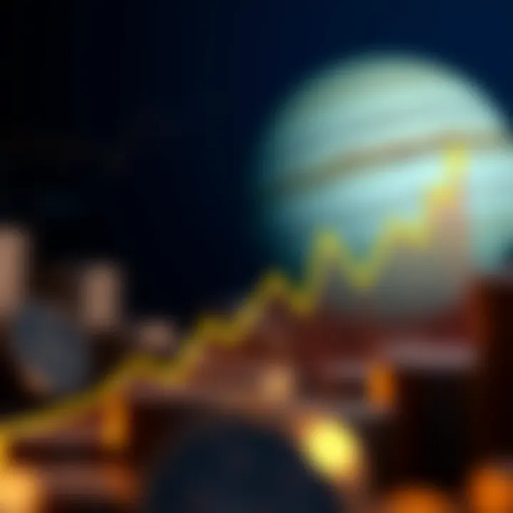 Graph showing upward trend of Jupiter Coin's market value over recent months