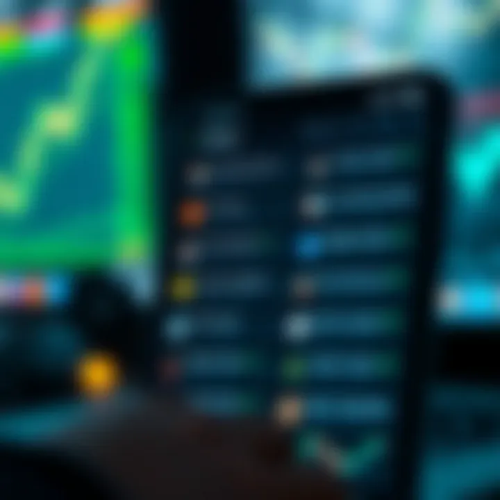 Telegram app interface showing various Forex trading group chats with market updates