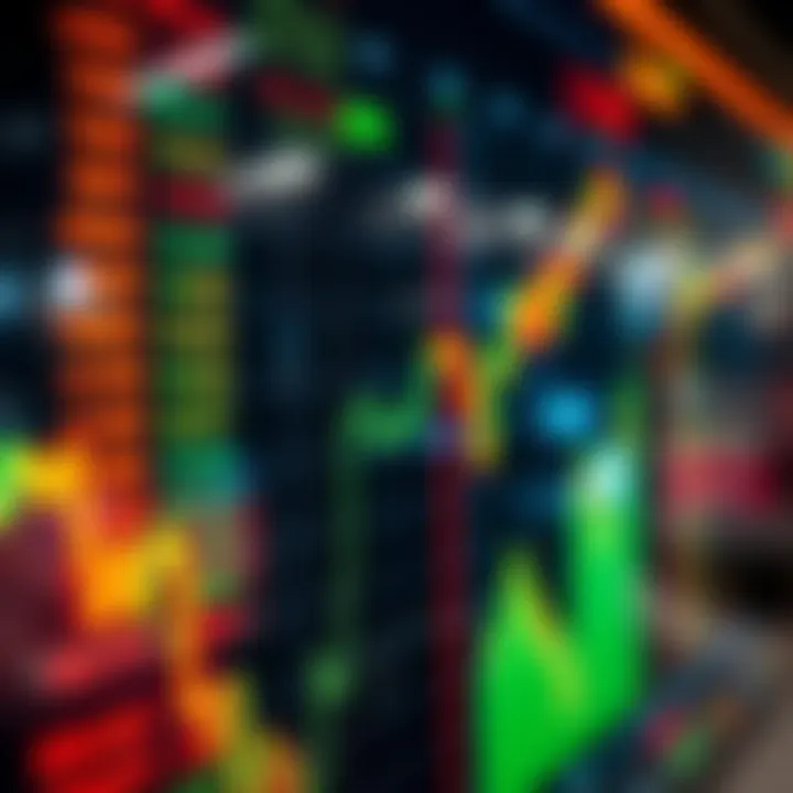 Chart displaying currency exchange rates and market trends for forex trading in Pakistan