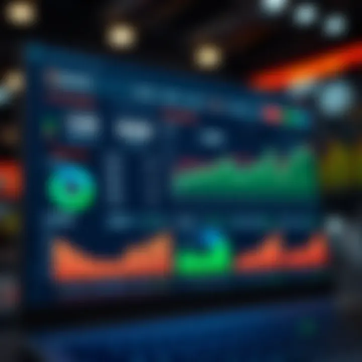 Digital dashboard displaying affiliate program earnings and growth metrics