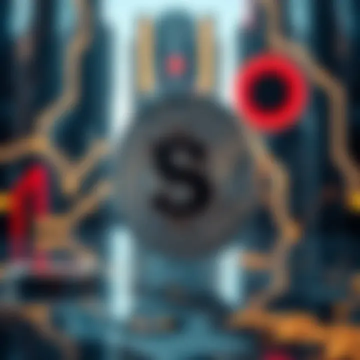 Technological Influences Shaping SATS Cryptocurrency Future Digital representation of SATS cryptocurrency with futuristic technology background