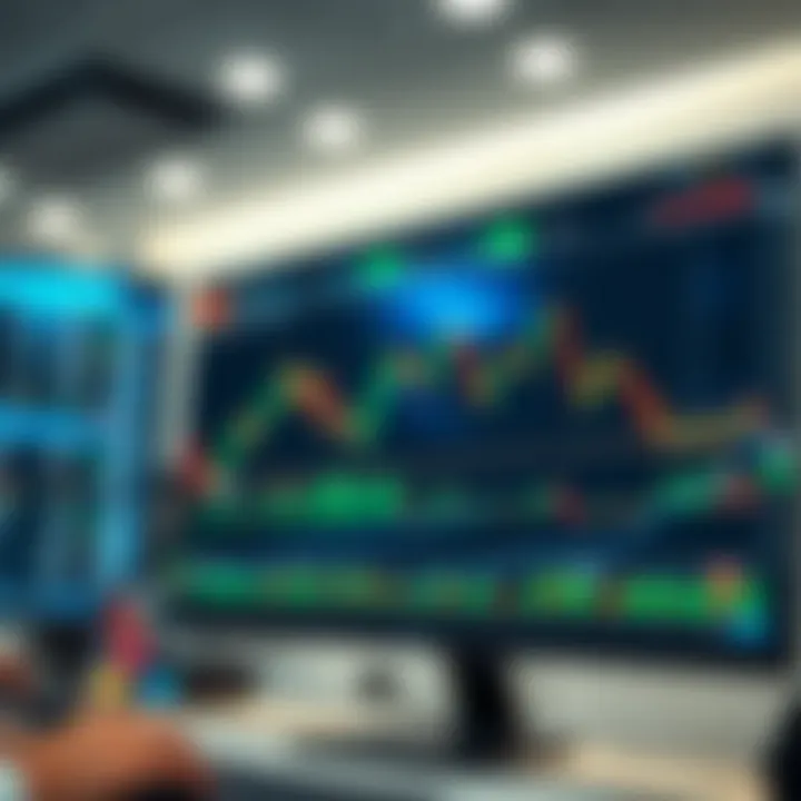 Interactive TradingView chart showing technical indicators and price movements