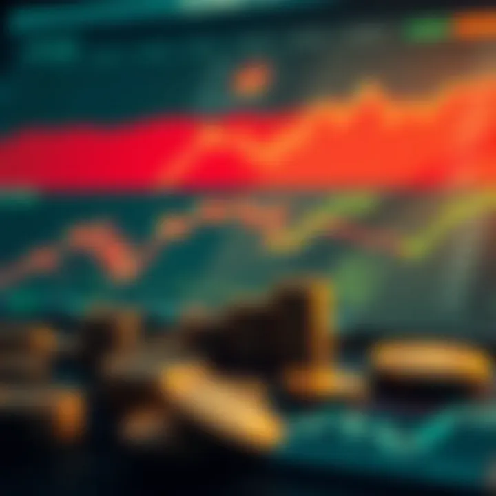 Financial charts and graphs illustrating investment trends