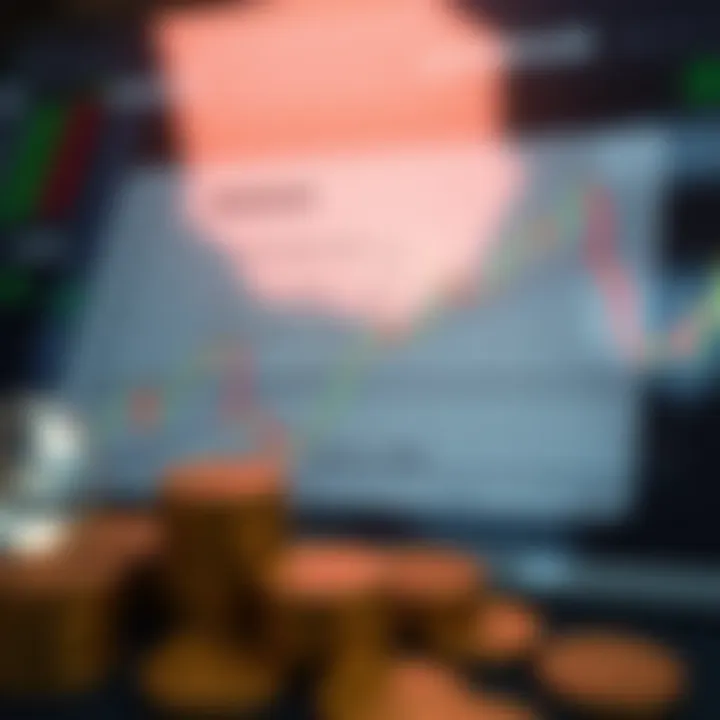 Chart showing the concept of margin in trading with leverage and deposit amounts