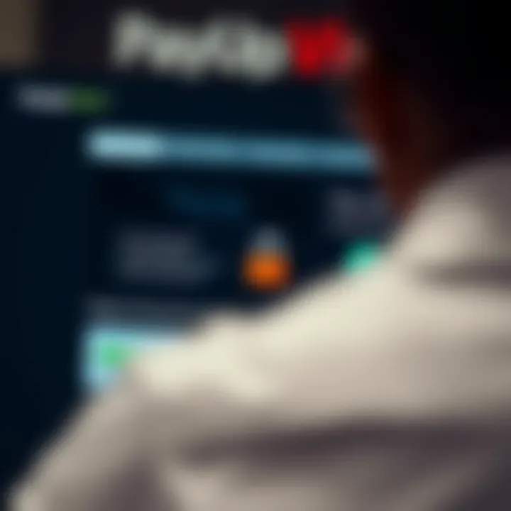 User interface of PayUp Video showcasing payment options and security features