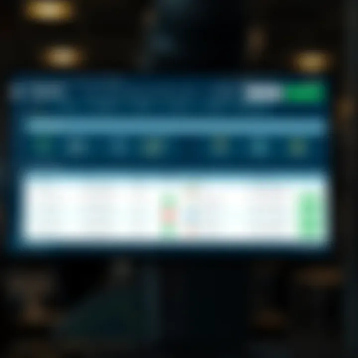 Illustration of a digital trading platform screen showing deposit options and payment methods