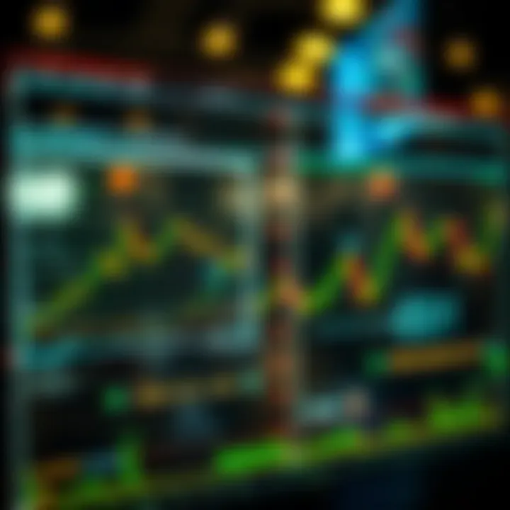 Visualization of algorithm detecting and promoting trending topics across social media channels