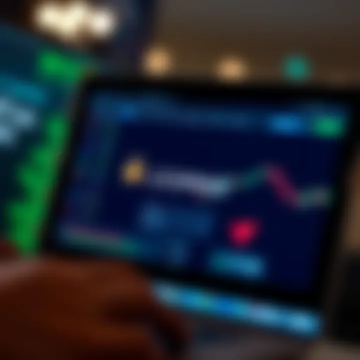 Secure login screen emphasizing cybersecurity measures for safe online trading