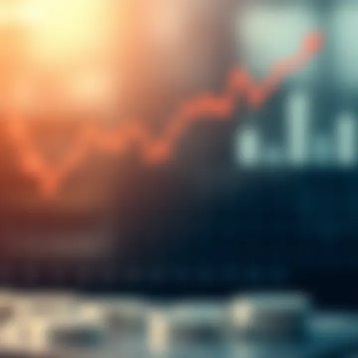 Graph showing fluctuating USD to PKR exchange rate influenced by economic indicators and policy changes