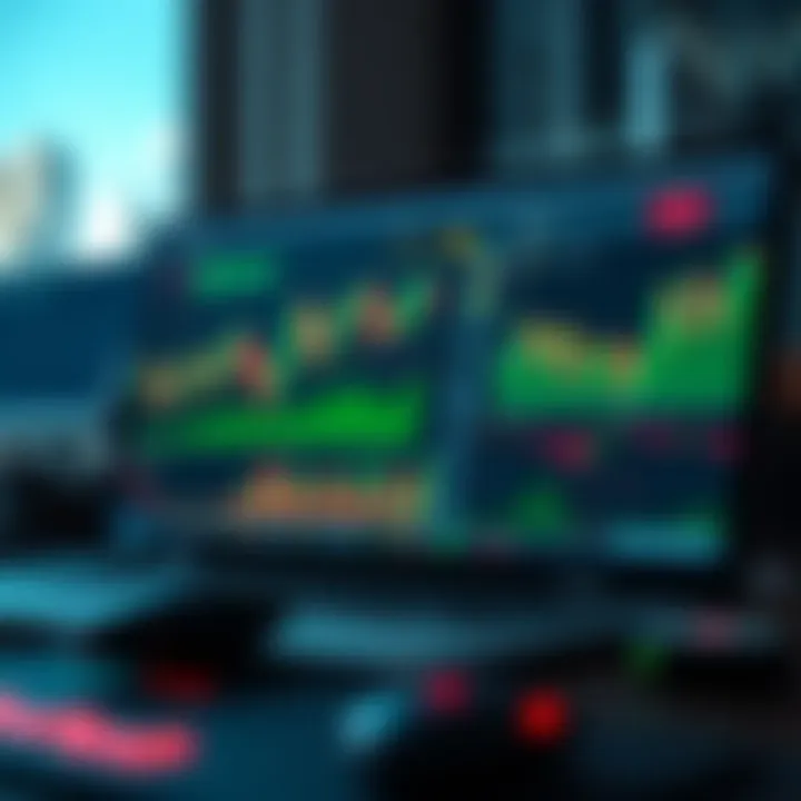 TradingView platform displaying advanced charts and technical indicators for binary options trading