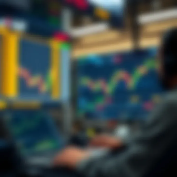 Virtual Currency Exchange in a Trading Simulation Conceptual illustration of virtual currency exchange in a digital environment