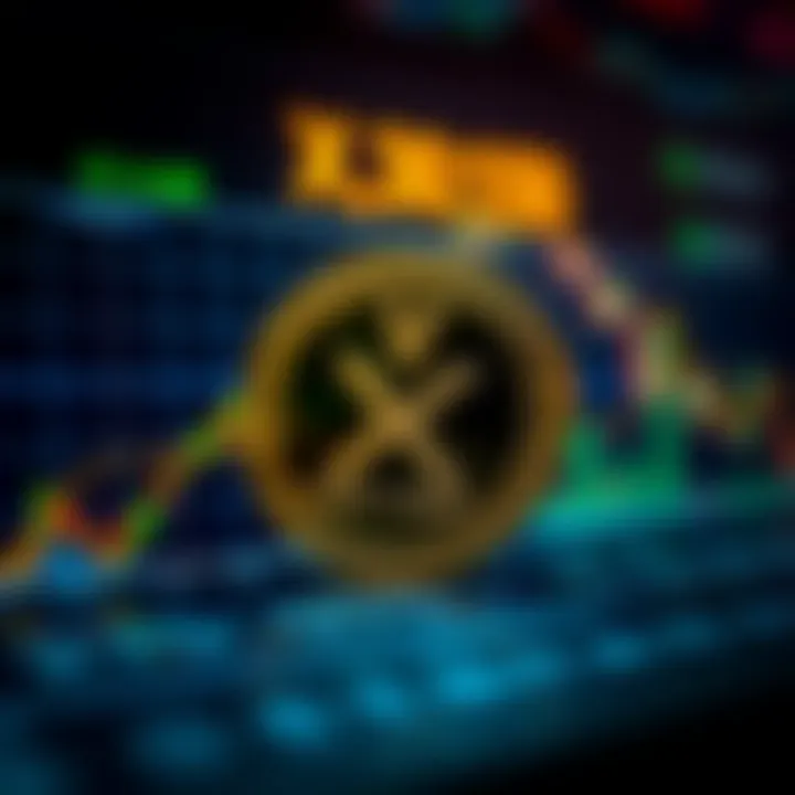 Graph showing the price trends and market fluctuations of XRP cryptocurrency