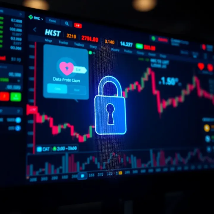 Secure Access Features in Trading Platforms for Pakistani Traders Illustration of secure login screen emphasizing data protection in trading applications