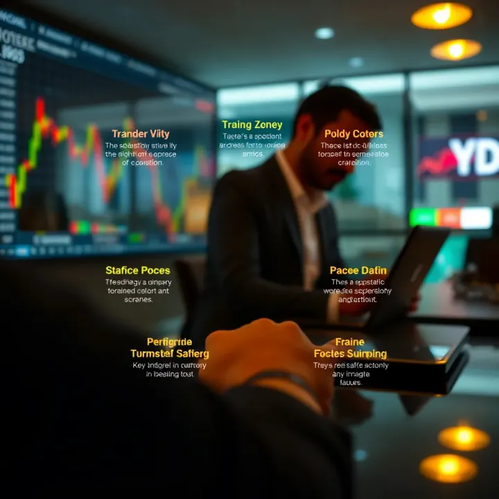 Graphic showing key factors to consider when selecting a trustworthy forex broker in Pakistan