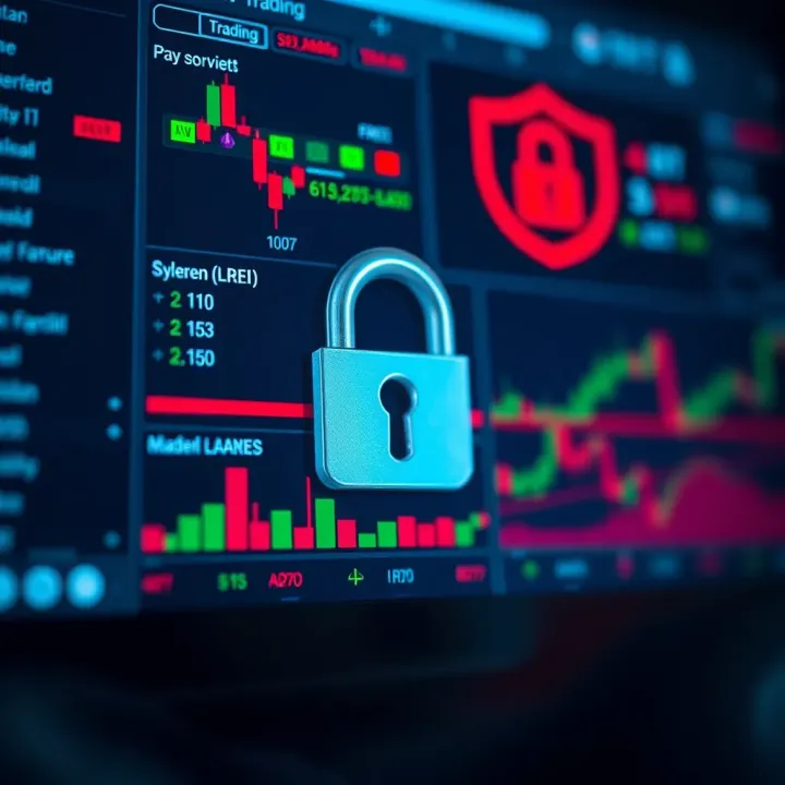 Key Security Elements for Safe Online Trading Security features on a trading platform including two-factor authentication and encryption indicators