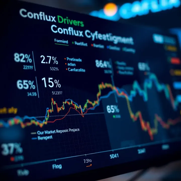 Chart illustrating key factors influencing Conflux price in cryptocurrency market