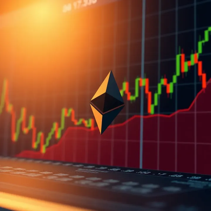Graph showing Ethereum price trends with focus on Pakistani market