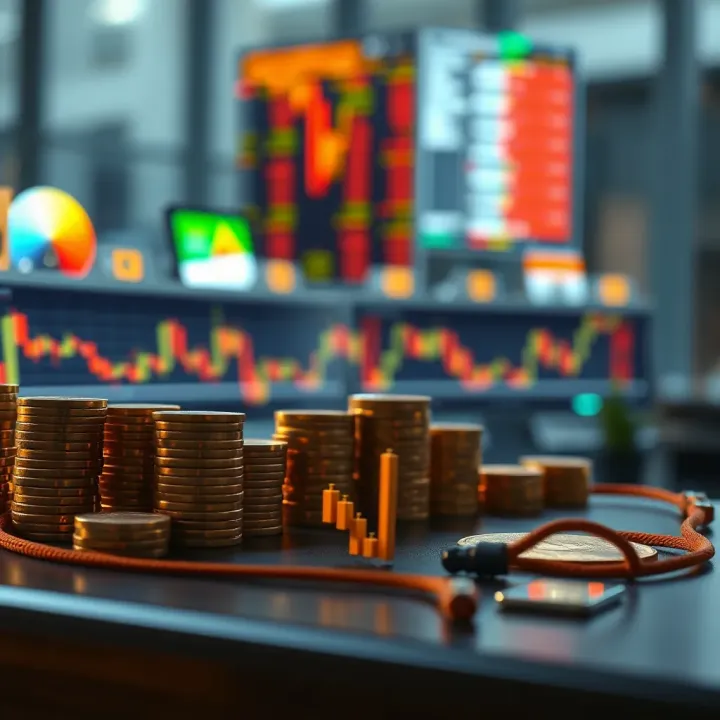 Financial Growth and Trading Opportunities Without Initial Investment Conceptual illustration of financial growth and trading opportunities without initial investment