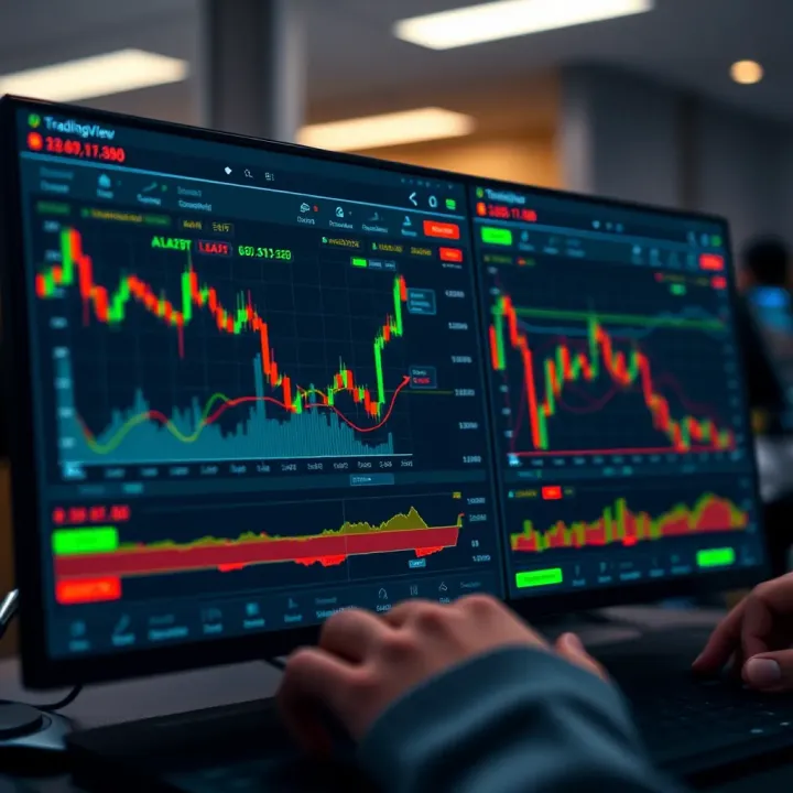 Dashboard displaying technical indicators from TradingView integrated into Deriv’s trading environment for strategic decision making
