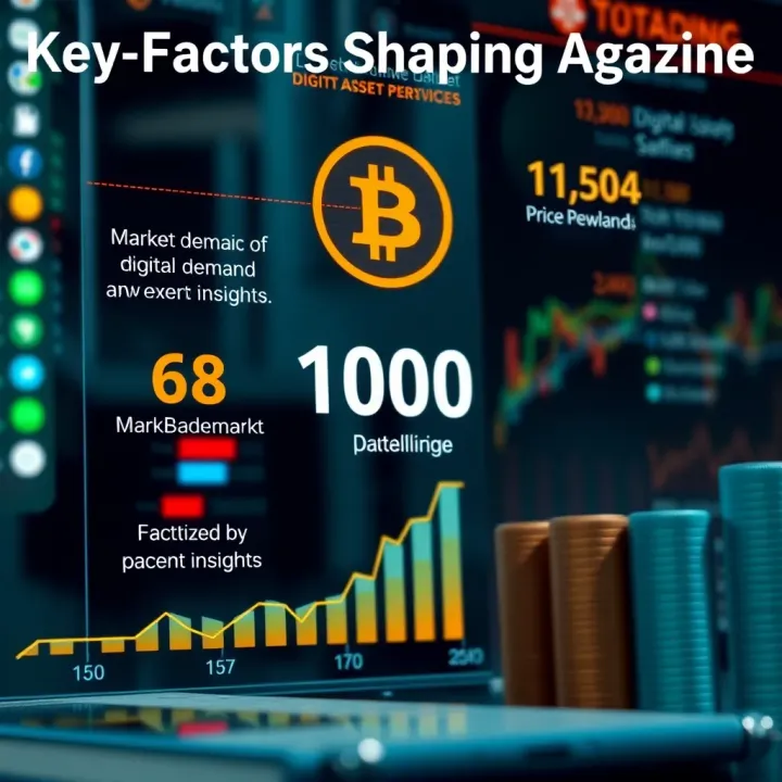 Visual representation of factors influencing digital asset values including market demand and expert insights