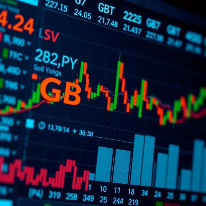 Key Economic Indicators and Market Influences on GBPJPY Economic indicators and market factors impacting GBPJPY exchange rate with graphical data representation