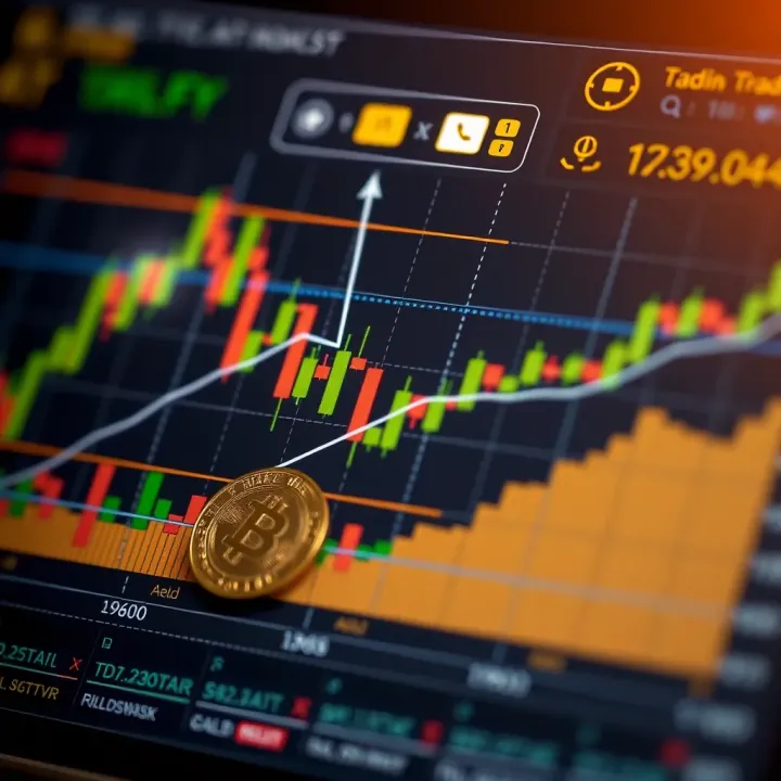 Technical analysis tools applied on gold trading chart highlighting key support and resistance levels