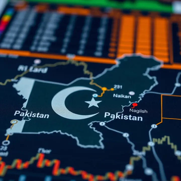 Map of Pakistan highlighting online trading regulations and legal framework