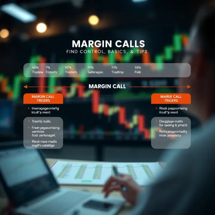 Diagram illustrating margin call triggers and risk management strategies in trading