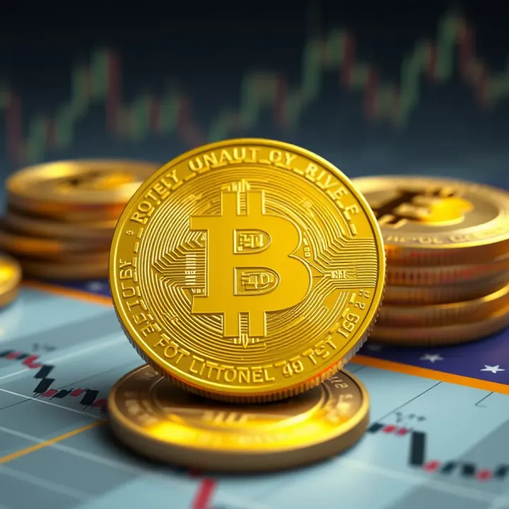 Conceptual graphic showing risks and considerations of meme cryptocurrencies for investors