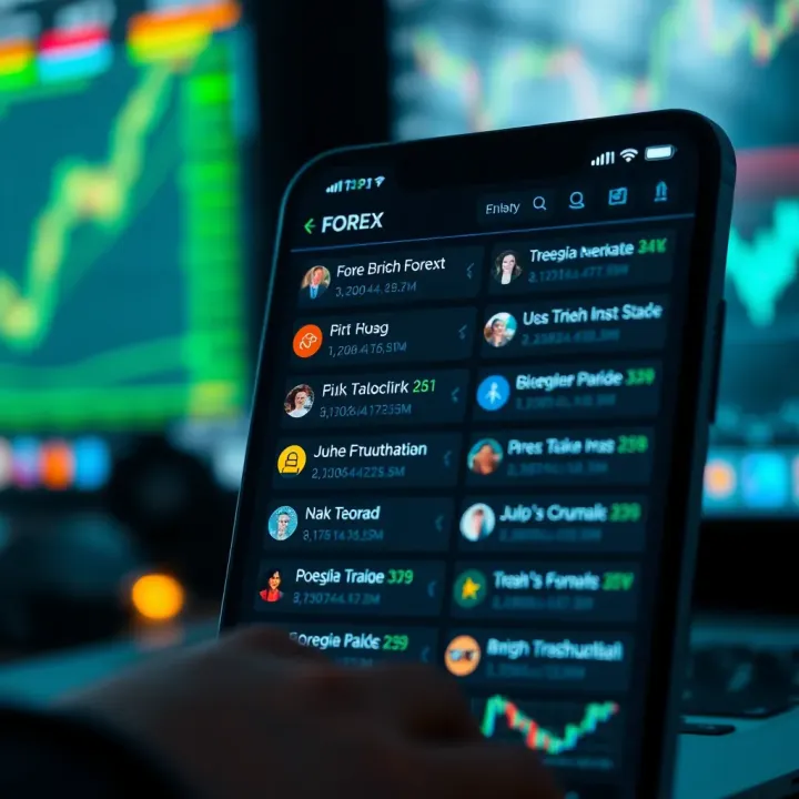 Telegram app interface showing various Forex trading group chats with market updates
