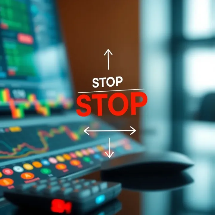 Visual representation of risk management strategies in CFD trading including stop loss and diversification