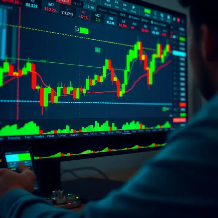 TradingView interface displaying multiple financial charts and technical indicators for market analysis
